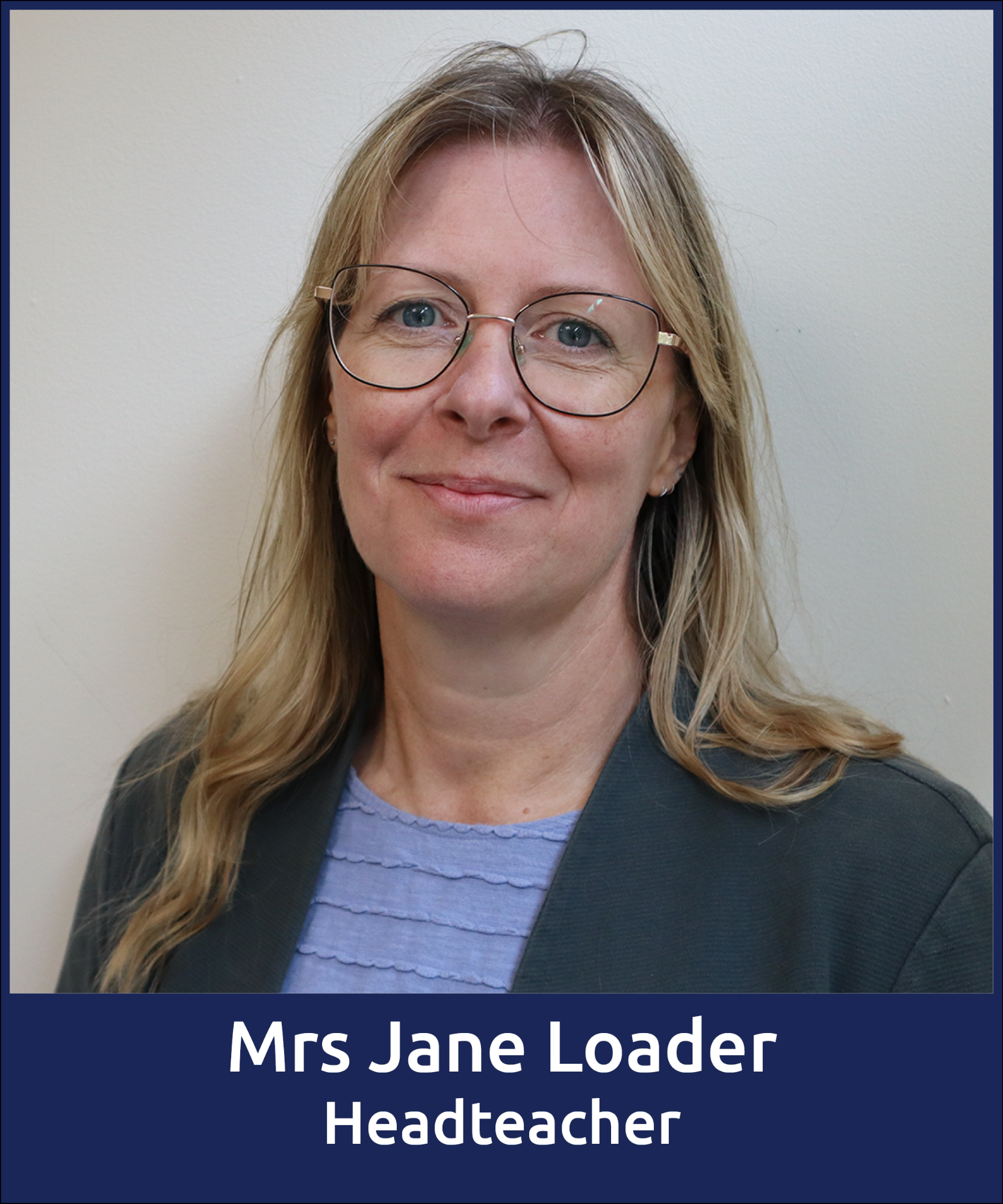 Mrs Jane Loader, Headteacher of Hady Primary School
