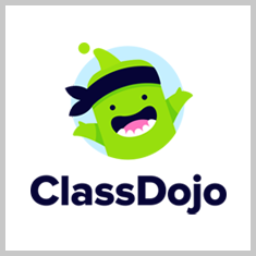 ClassDojo logo and link to ClassDojo